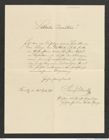 Nachlass Franz Steindachner, Brief von Josef Sitmell an Franz Steindachner (14.09.1907), Inv.Nr. 489.01, Seite 1